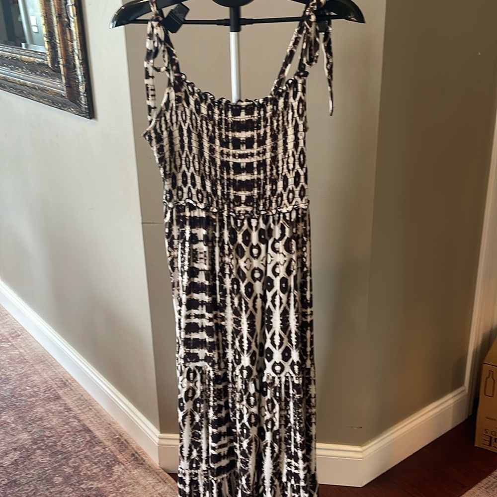 INC Print Sleeveless Dress